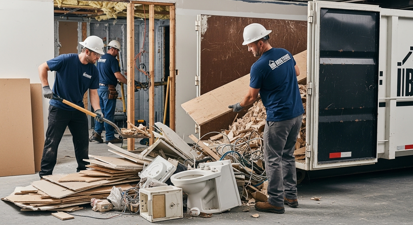 Construction and renovation debris cleanup